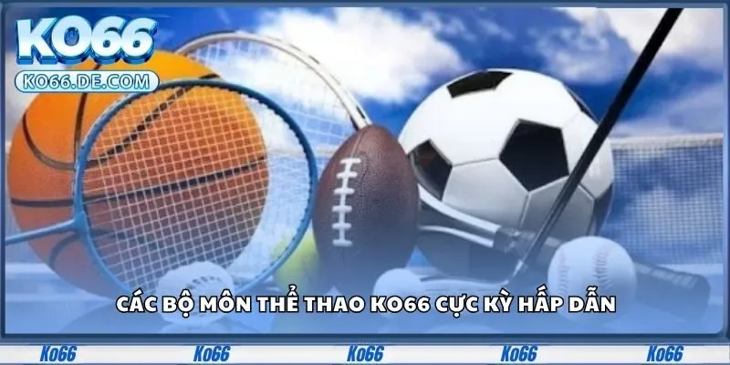 Các bộ môn thể thao Ko66 cực kỳ hấp dẫn